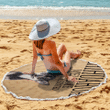 Chihuahua Welcome Round Beach Towel WRBT2803278 59 inch Round Beach Blanket