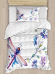 Dragonfly Watercolor Bedding Set IYPM