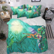 Mermaid Garden Cotton Bed Sheets Spread Comforter Duvet Cover Bedding Set IYW