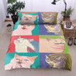 Cat Twin Queen King Cotton Bed Sheets Spread Comforter Duvet Cover Bedding Set IYQ