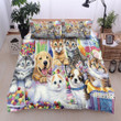 Kitty And Dog Candy Bedding Set IYN
