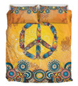 Peace Mandala Orange Bedding Set IYX