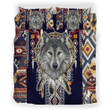 Gray Wolf Face Bedding Set IYY