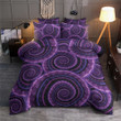Purple Spiral Fractal Bedding Set IYS