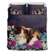 Scottish Fold Cute Cat With Thistle Bedding Set JJIIP