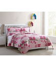 Pink Whimsical Owl CLA0111352B Bedding Sets