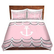 Grainger Organic Saturation Anchor Waves Blush Pink CLH0510159B Bedding Sets