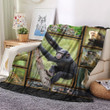 Simian Mammals Bed Throw Blanket, Monkey King Couch Fleece Blanket, Monkey Fleece Blanket, Gifts for Monkey