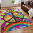 Hippie Colorful Peace Art TB160996 Rug