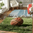 Basketball Area Rug, Sport Rugs, Floor Decor