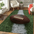 American Football Area Rug,Sport Rugs, Floor Decor