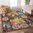 Native Wolf Square Nis Rug