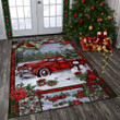 Christmas Red Car Rug