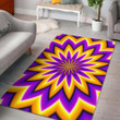 Yellow Flower Moving Optical Illusion CL17100764MDR Rug
