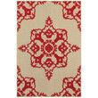 Mixed Pile Medallion Sand Red CLA1410507R Rug