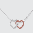Gift For Basenji Dog Mom - Mother Two Hearts Necklace 0921