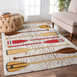 Canoe Paddles And Oars Over Wood BT1010042R Rug