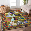 Beautiful Colorful Cat And Wool Roll DN1501010R Rug