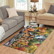 Scenic Waterfall Airedale Dogs CLA17120612R Rug