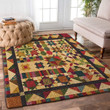 Full Of Seamless Colorful Flowers HB1501073R Rug