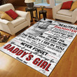 Family To My Beautiful Daughter Dad CL16110365MDR Rug