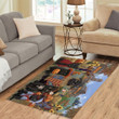 Black Cat Halloween Town All CL18110433MDR Rug