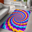 Twisted Spiral Moving Optical Illusion CL17100680MDR Rug