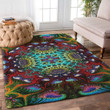 Amazing Colorful Flowers HB1401026R Rug