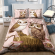 Owl Love For Night Dream Bedding Set