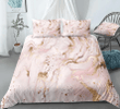 Gold Pink Quicksand Bedding Set