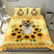 Chihuahua Sun Flower Bedding Set