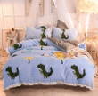 Green Dino Bedding Set