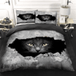 Black Cat Crack Bedding Set