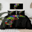 Colorful Chameleon Bedding Set