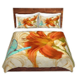 Butterfly And Lily Flower Bedding Set