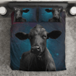 Black Cow Bedding Set