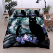 Black Cat Galaxy Bedding Set