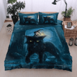 Little Witch And Black Cat Bedding Set