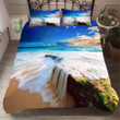 Beach Rock Shelf Bedding Set