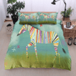 Zebra Colorful Bedding Set