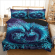 Blue Dragon Bedding Set