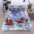 Christmas Santa Claus Horse Bedding Set