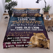 To My Amazing Son Lion Bedding Set
