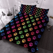 Rainbow Dogs Paw Bedding Set