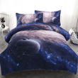 Purple Shining Galaxy Bedding Set