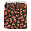 Black Cute Watermelon Bedding Set
