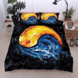Yin Yang Fire And Water Elementals Bedding Set
