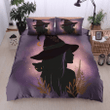 Witch And Black Cat Bedding Set