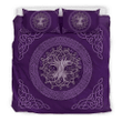 Celtic Tree Purple Scotland Bedding Set