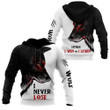 3D All Over Printed Wolf Hoodie I Never Lose Either I Win Or I Learn